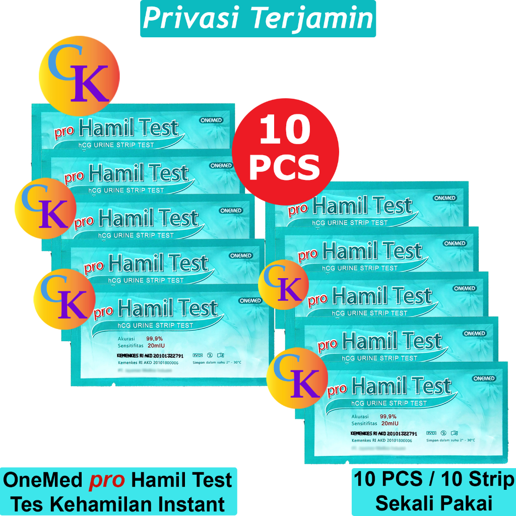 Jual 10 Pcs 10 Strip Test Pack Tespek Testpack Tespack Tes Kehamilan