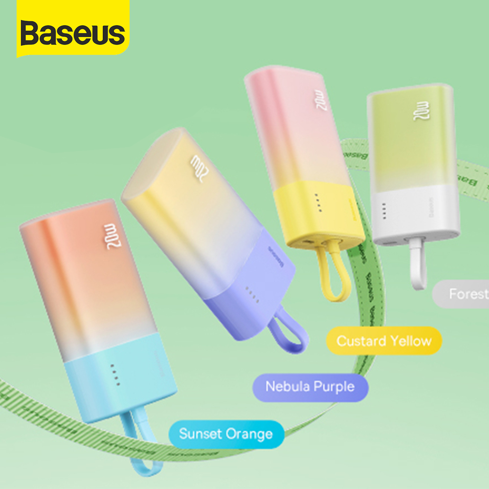 Baseus Portable 20W Power Bank 5200mAh PD Fast Charging Powerbank