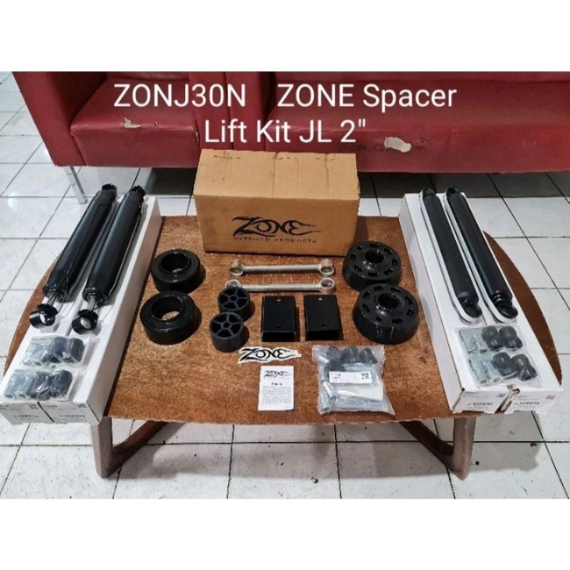 Jual Zonjen30n zone offroad spacee lift kit Jeep Wrangler jl 2 INCH ...