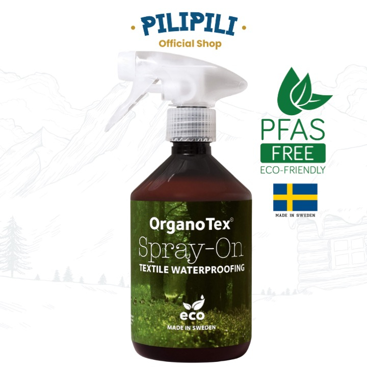 Jual Sprayer Efek Daun Talas OrganoTex Spray On Textile Waterproofing 