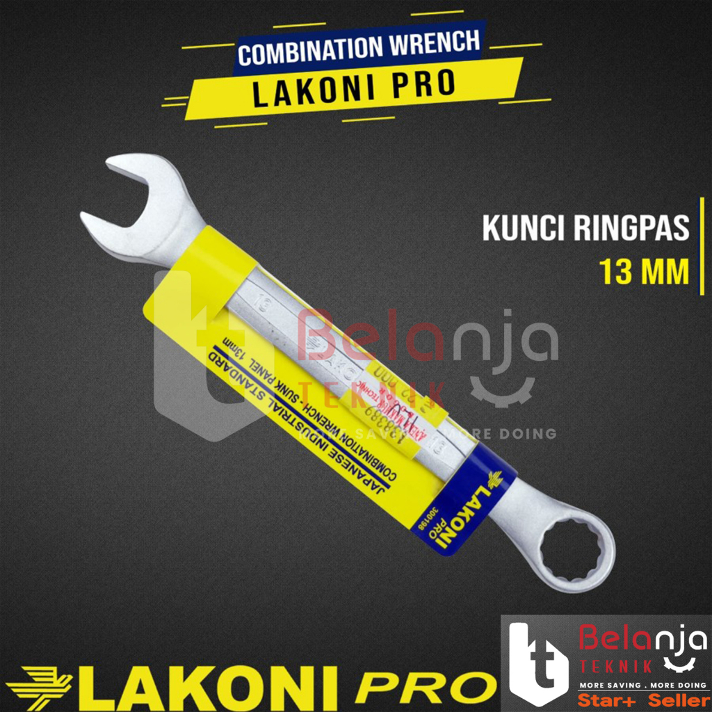 Jual Lakoni Pro Kunci Ring Pas Mm Combination Wrench Sunk Panel Mm Shopee Indonesia