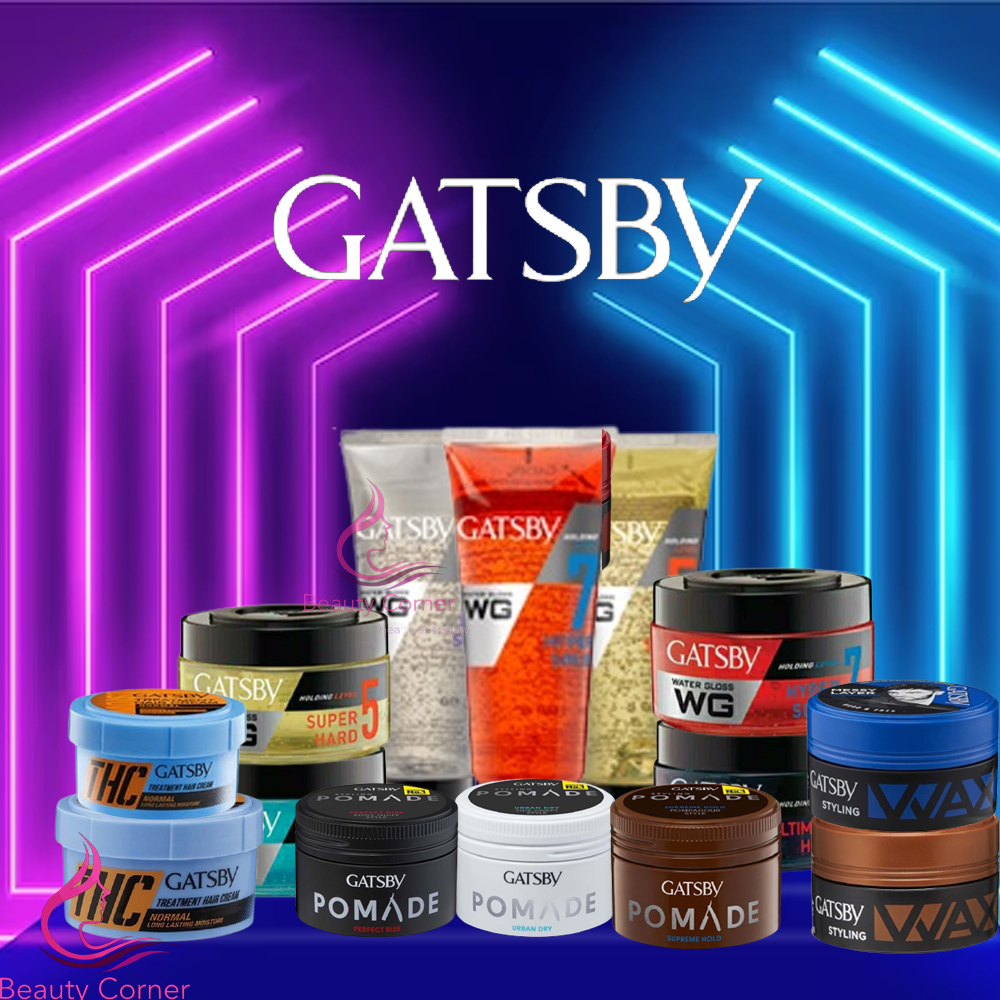 Jual Gatsby Styling Pomade Styling Wax Treatment Hair Cream Water Gloss Shopee Indonesia