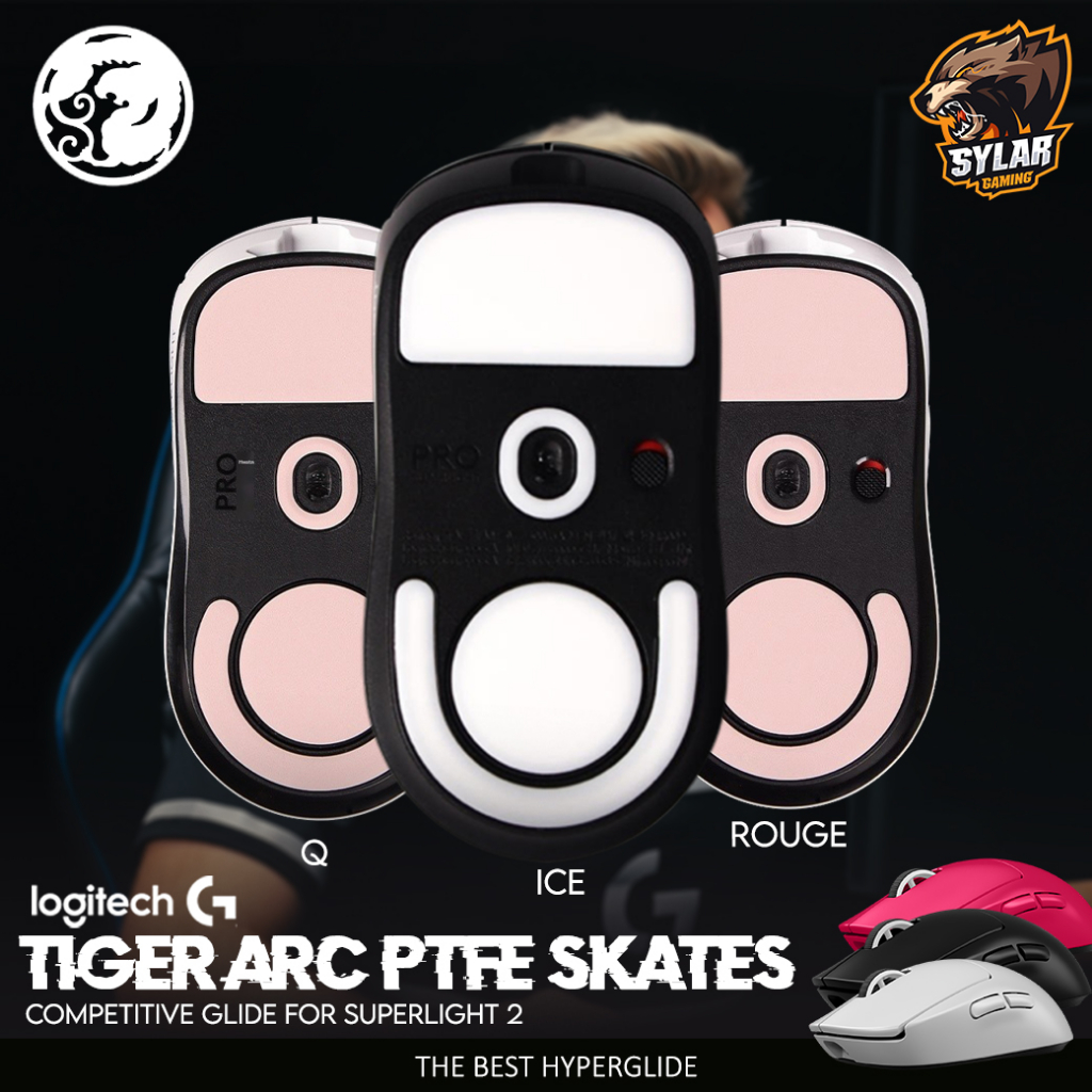 Jual Esports Tiger Arc ICE PTFE Skates Mouse Feet Logitech GPX