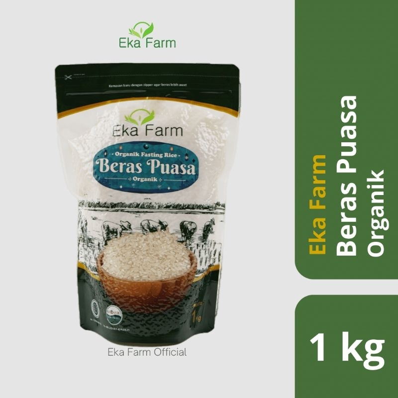 Jual BERAS PUASA ORGANIK (KENYANG TAHAN LAMA) - VACUM 1KG | Shopee