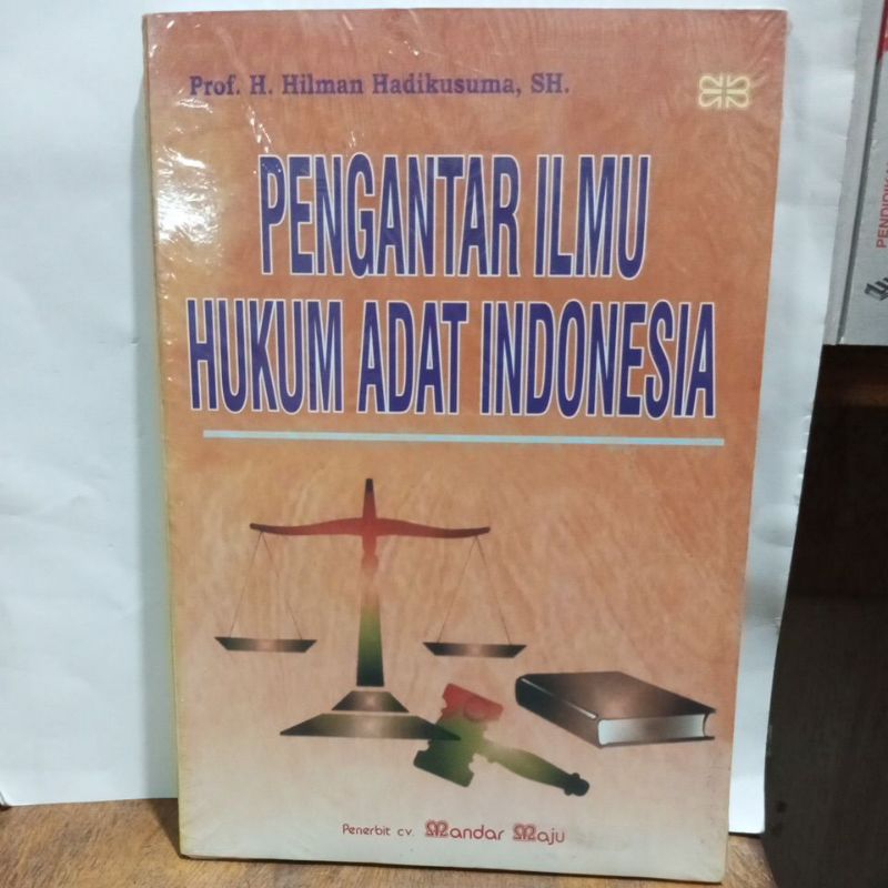 Jual BUKU PENGANTAR ILMU HUKUM ADAT INDONESIA | Shopee Indonesia