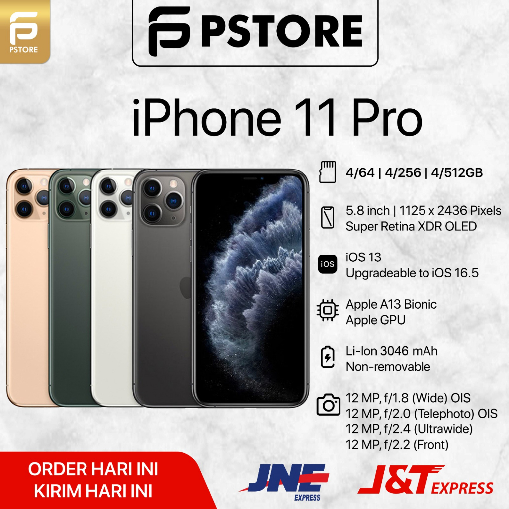 Jual Iphone 11 PRO 64GB GOOD CONDITION LIKE NEW GARANSI INTERNASIONAL