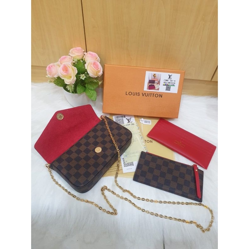 Jual Tas Felicie Set 3 Luvi 25811 Free Box Shopee Indonesia