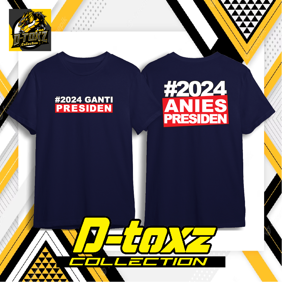 Jual KAOS 2024 ANIES PRESIDEN // Kaos 2024 ganti presiden // kaos