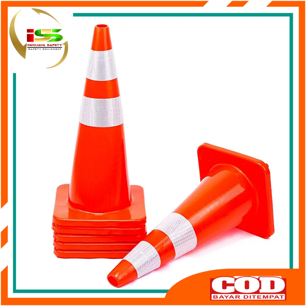 Jual Traffic Cone 70cm - Kerucut Lalu Lintas Pembatas Jalan | Shopee ...