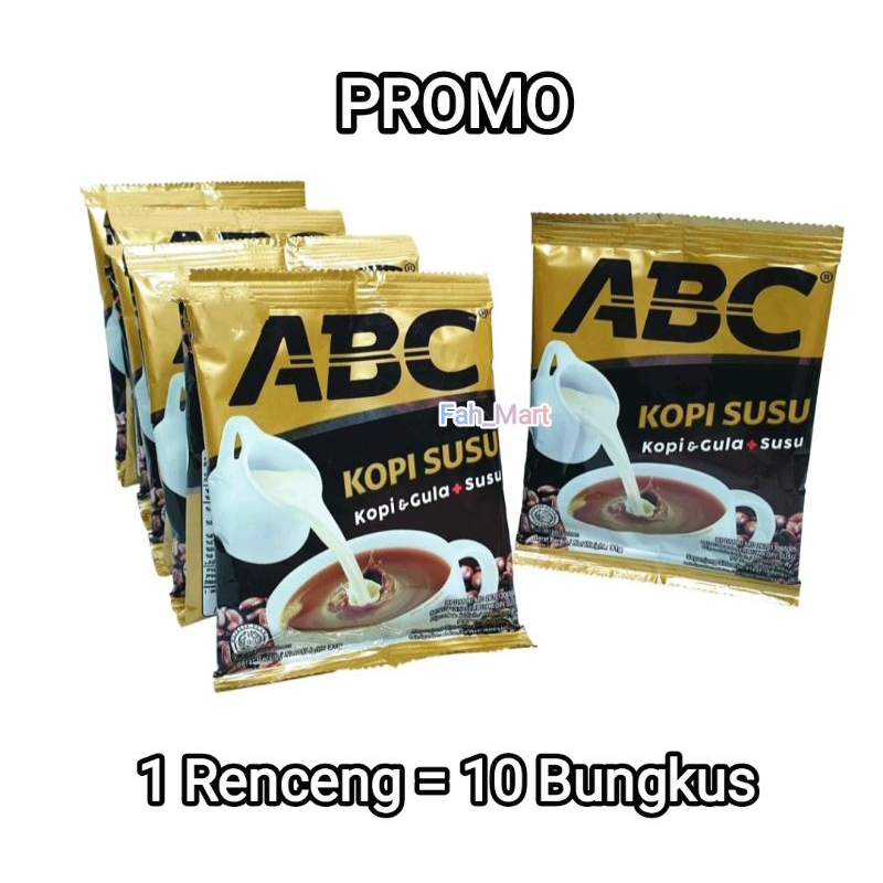 Jual Kopi Abc Susu 10 Bungkus X 31 Gram Shopee Indonesia 