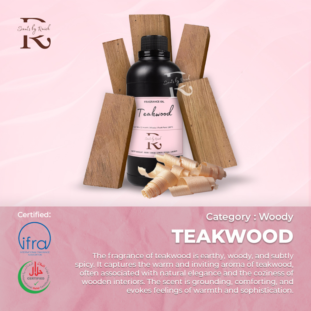 Jual PREMIUM 50gr Teakwood Fragrance oil Parfume Aroma Essential Candle