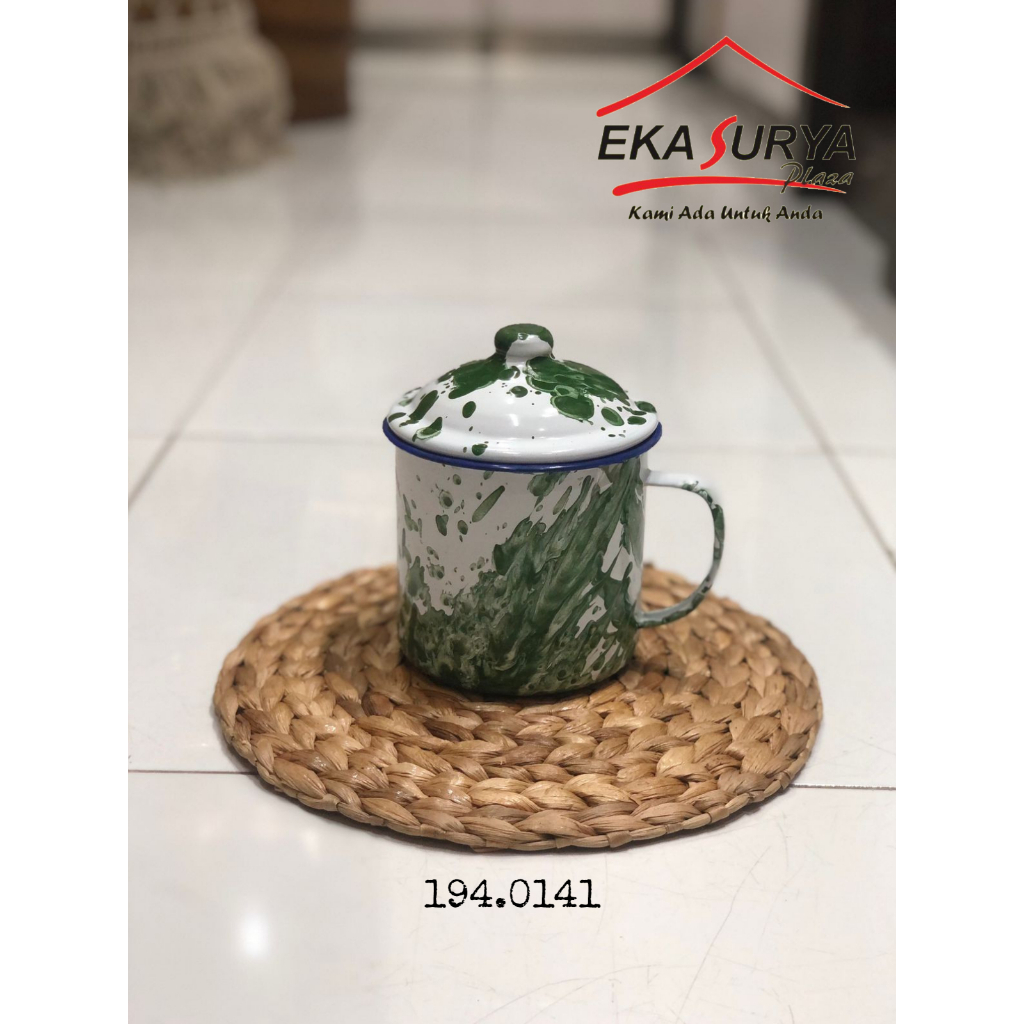 Jual Mug Jadul Enamel Blirik Dengan Tutupmug Jadulcangkir Jadul 10cm Shopee Indonesia 2104