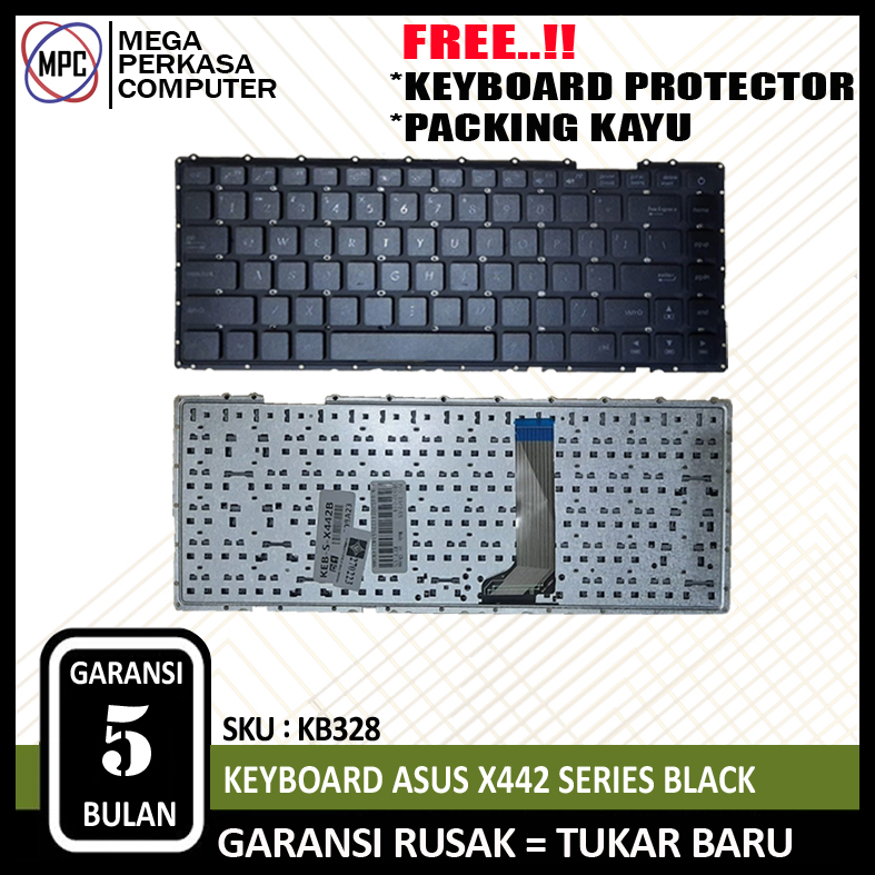 Jual Keyboard Asus VivoBook A442 A442u A442uf A442uq A442ur X442 Free ...