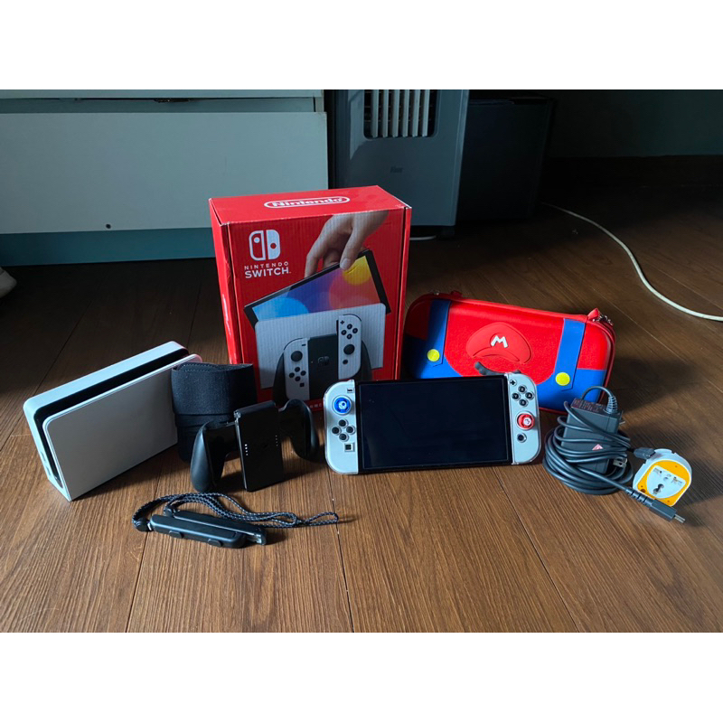 Jual Nintendo Switch OLED White Fullset No Minus (COD Bandung Only