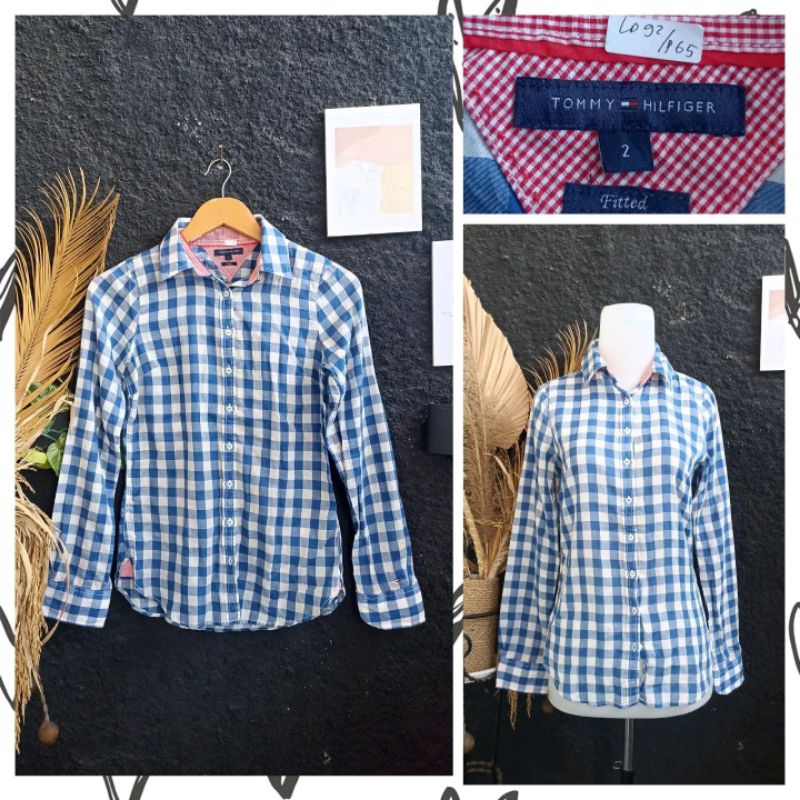 Jual Tartan Kemeja Tommy Shopee Indonesia