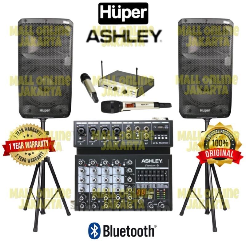 Jual Paket Speaker Aktif Huper Js9 sound system 6 channel Js 9 | Shopee ...