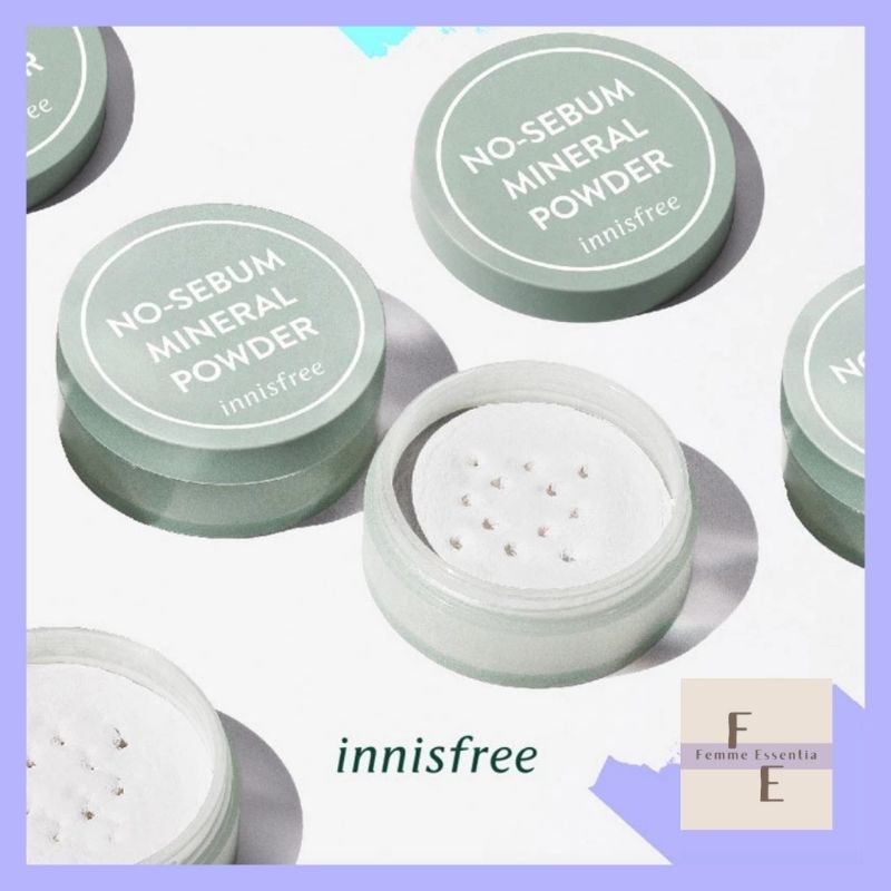 Jual INNISFREE No Sebum Mineral Powder 5g ORIGINAL | Shopee Indonesia