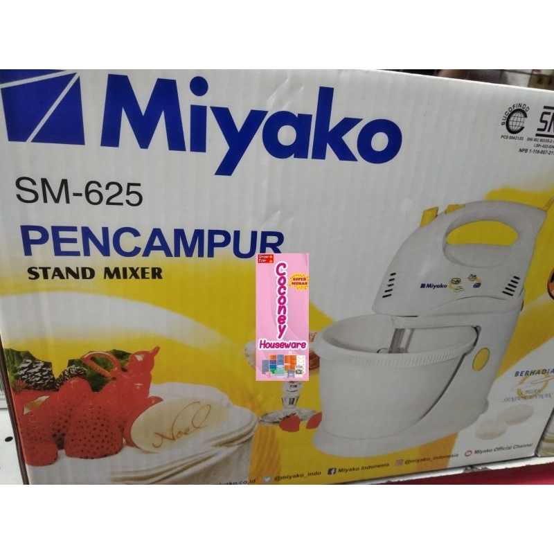 Jual Stand Mixer Miyako SM-625 / Hand Mixer / Pencampur Adonan | Shopee ...
