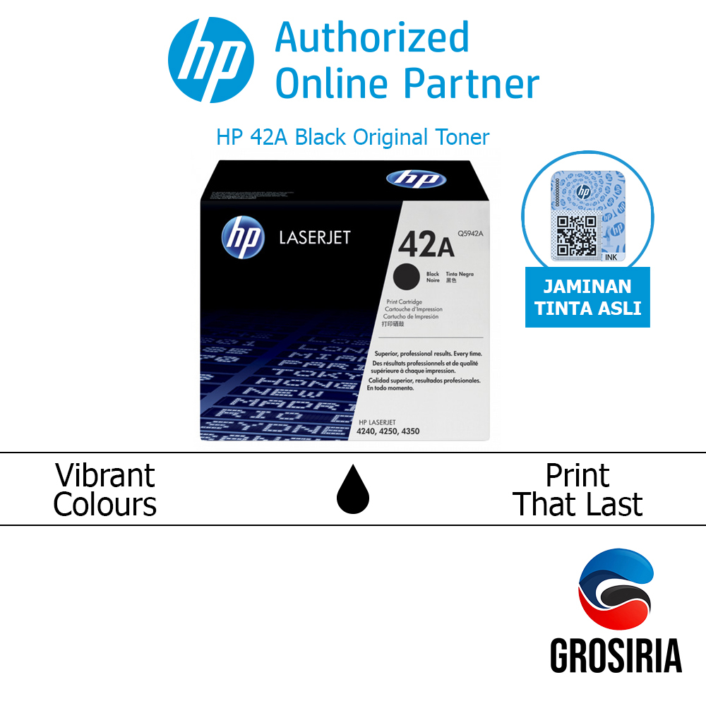 HP Toner 42A Black Original [Q5942A]