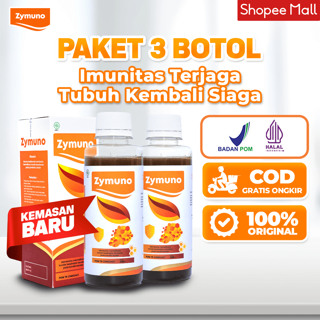 Product image ZYMUNO - Madu Herbal Alami Imunoterapi 3 Pcs