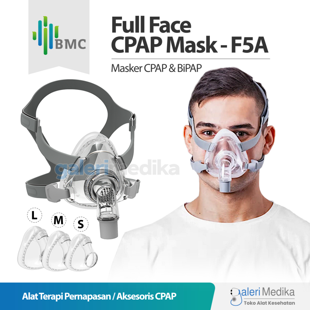 Jual Masker CPAP BMC F5A Full Face CPAP Mask Shopee Indonesia