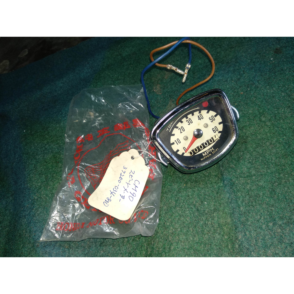 Jual Spedo Speedo Speedometer Honda CM90 CM91 C65 Original NOS Aplikasi Honda  c100 c102 c105 37200034810 | Shopee Indonesia