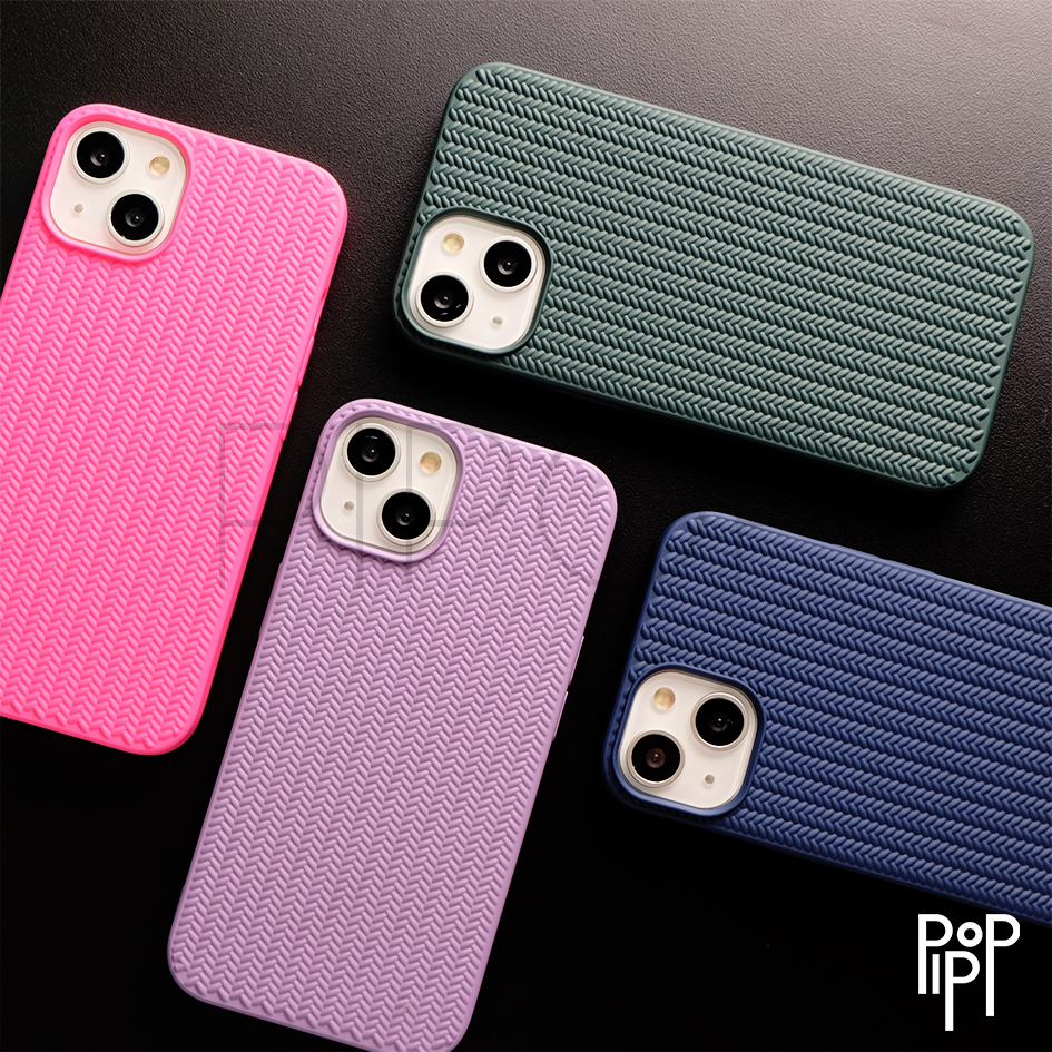 Jual Colorful Knit Case Case for iPhone 7 8 SE2020 7+ 8+ X XS XR