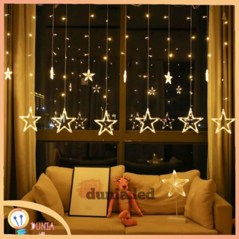 Jual Lampu Tumblr Tirai Bintang Besar LED Tumblr Light / LED STAR ...