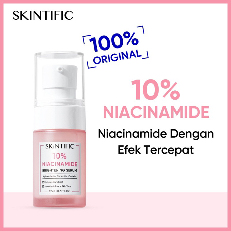 Jual Skintific 10 Niacinamide Brightening Serum 20ml And 7 Days Fades