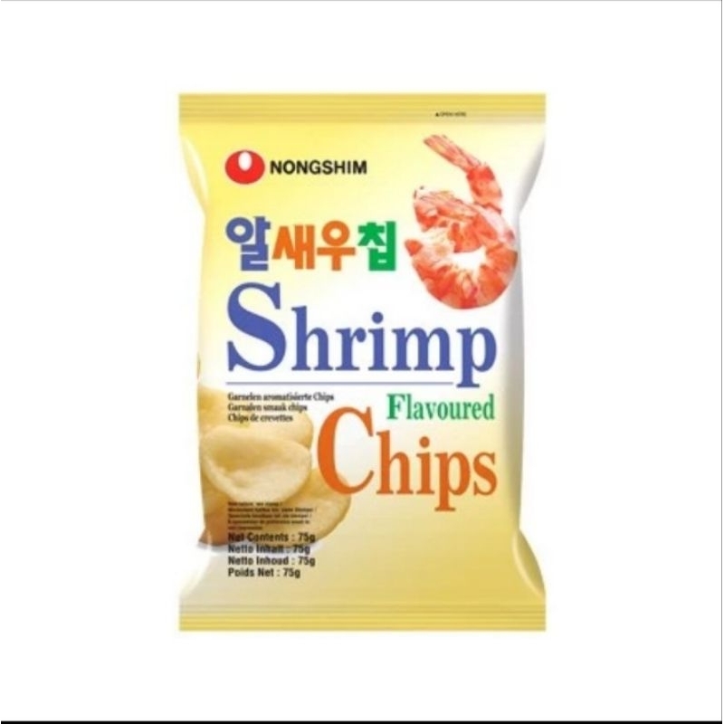 Jual Nongshim Shrimp Chips 75g Shopee Indonesia