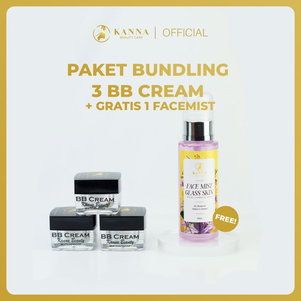 Jual Paket Bundling 3 BB Cream Gratis 1 Facemist | Shopee Indonesia