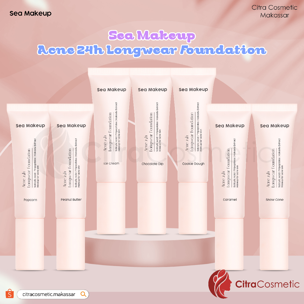 Jual ️citracosmetic ️ Sea Makeup Acne 24h Longwear Foundation Shopee