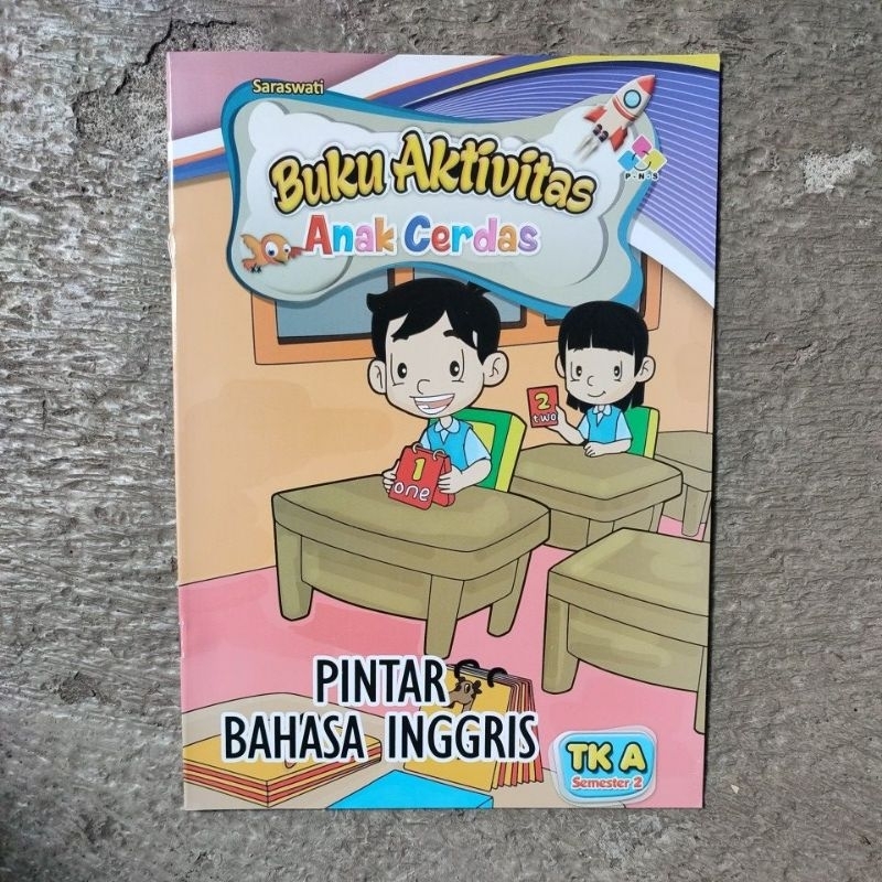 Jual BUKU AKTIVITAS Anak Cerdas TK A TK B Berwarna Kertas Putih Beli 5 ...