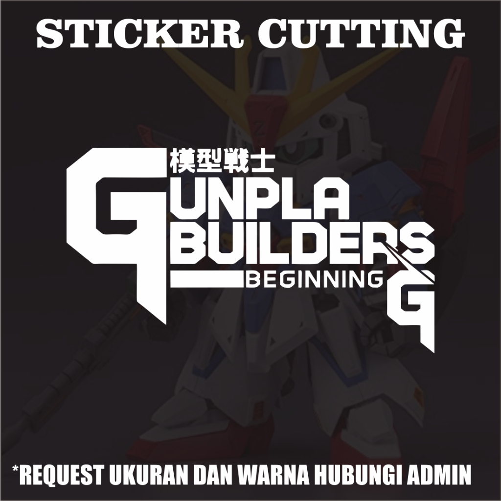 Jual Stiker Cutting Gunpla Builders / Sticker Cutting Shopee Indonesia