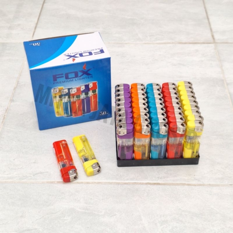 Jual 1Pak Mancis Magnet FOX Roda Senter/Korek Api Gas | Shopee Indonesia