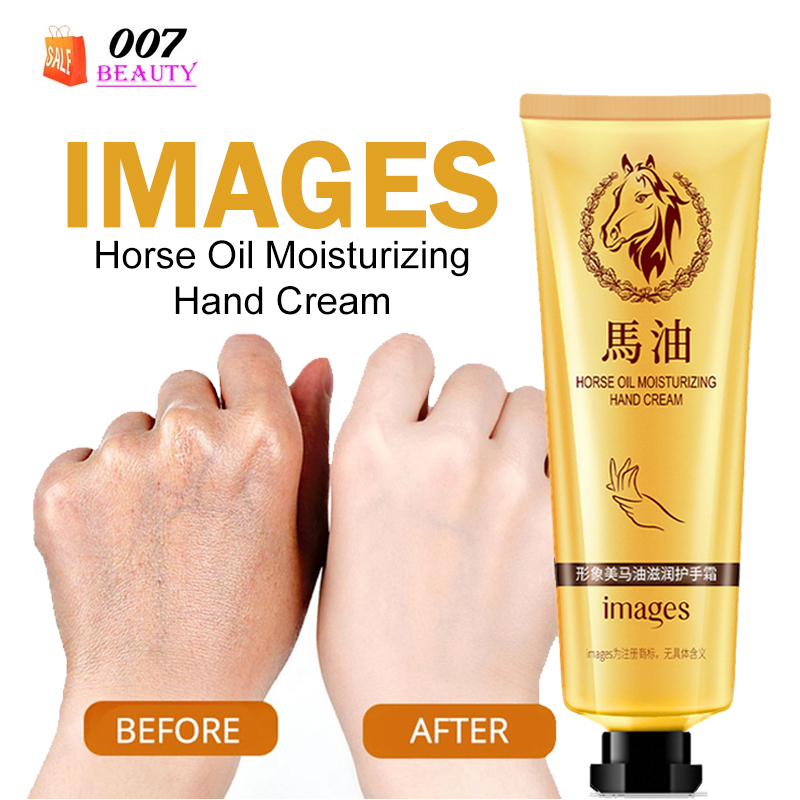 Jual Images Hand Cream Horse Oil Krim Melembabkan Kulit Tangan Kaki