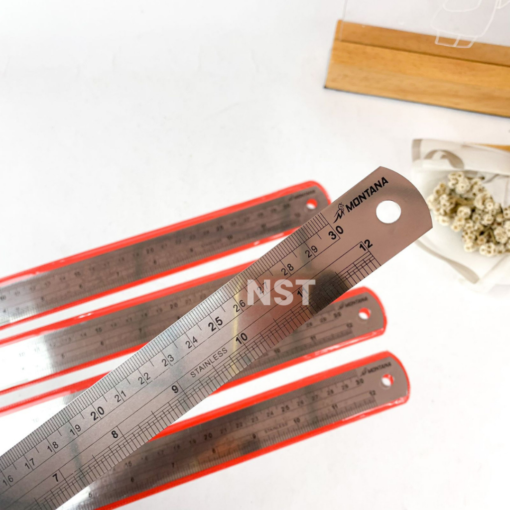 Jual Penggaris Besi 30 Cm Micro Star / Stainless Steel Ruler 30cm ...