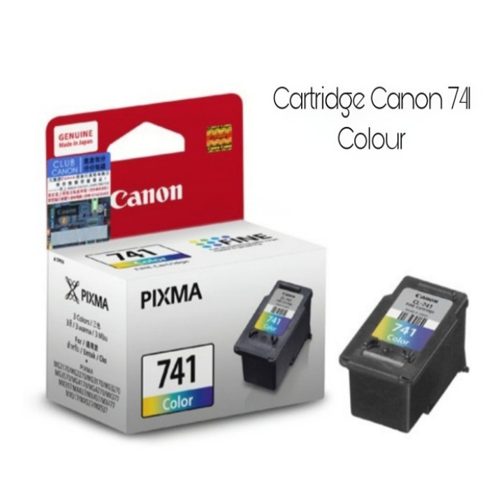 Jual Tinta Cartridge CANON 741 Colour Original | Shopee Indonesia