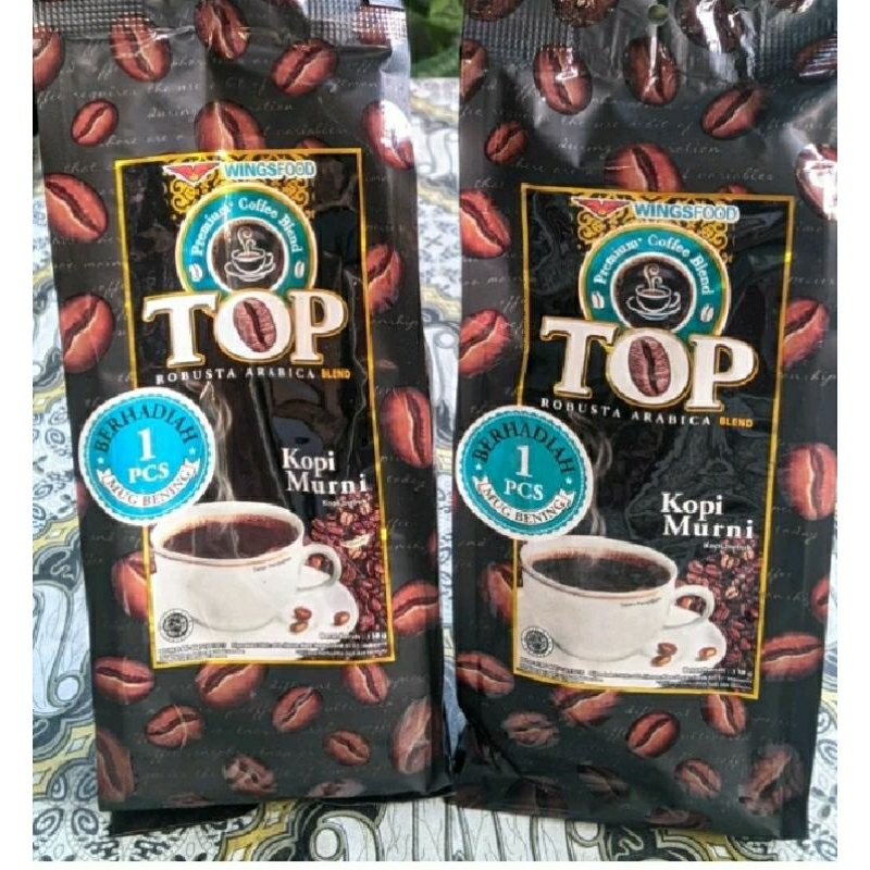 Jual Bubuk Kopi Top Kopi 158 Gr Bonus Gelas | Shopee Indonesia