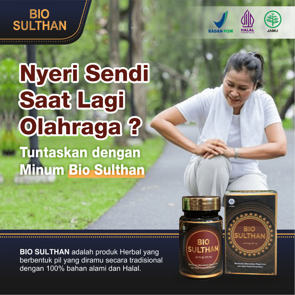 Jual BIO SULTHAN Herbal Alami | Mengatasi Pegal Linu Berbentuk Pil ...