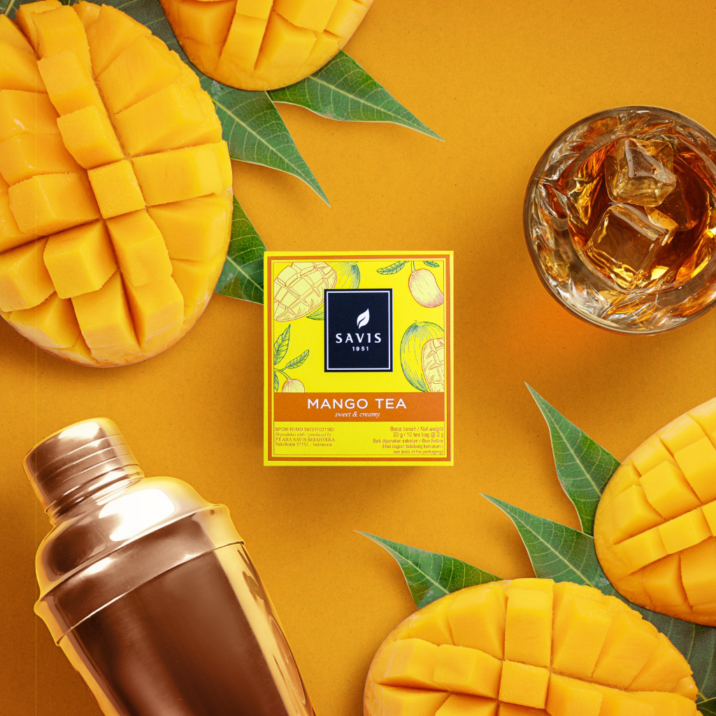 Jual SAVIS- MANGO TEA 10 TB | Shopee Indonesia