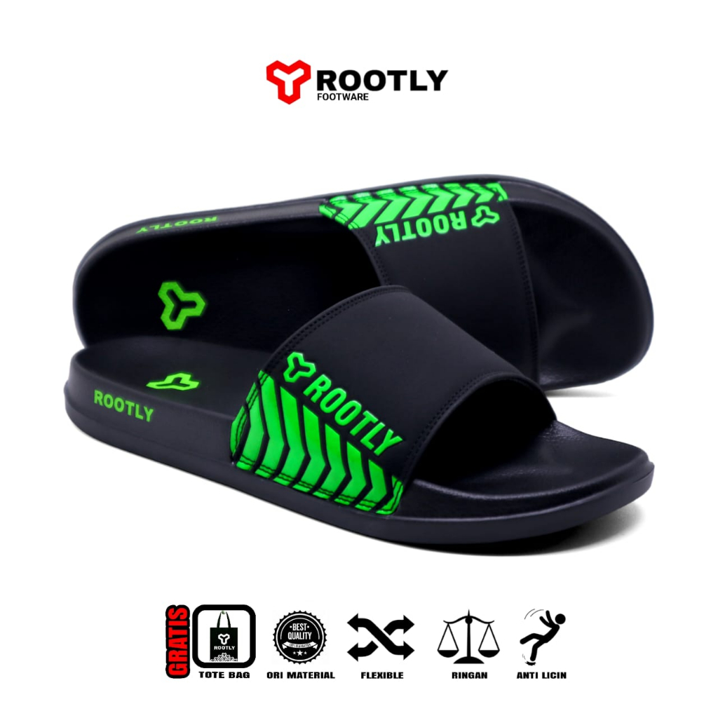 Jual Rootly - Sandal Pria Motif Crew Terbaru Masakini Anti Slipper ...