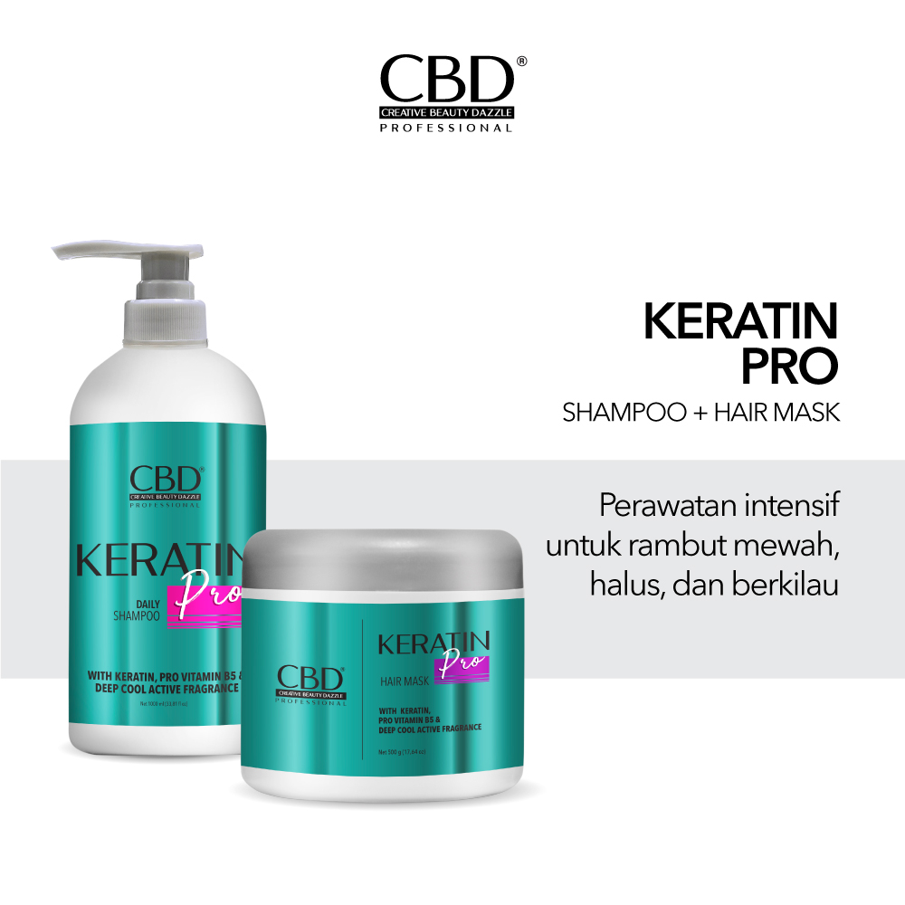 Jual CBD Professional Keratin Pro Series Daily Treatment (Hair Mask ...