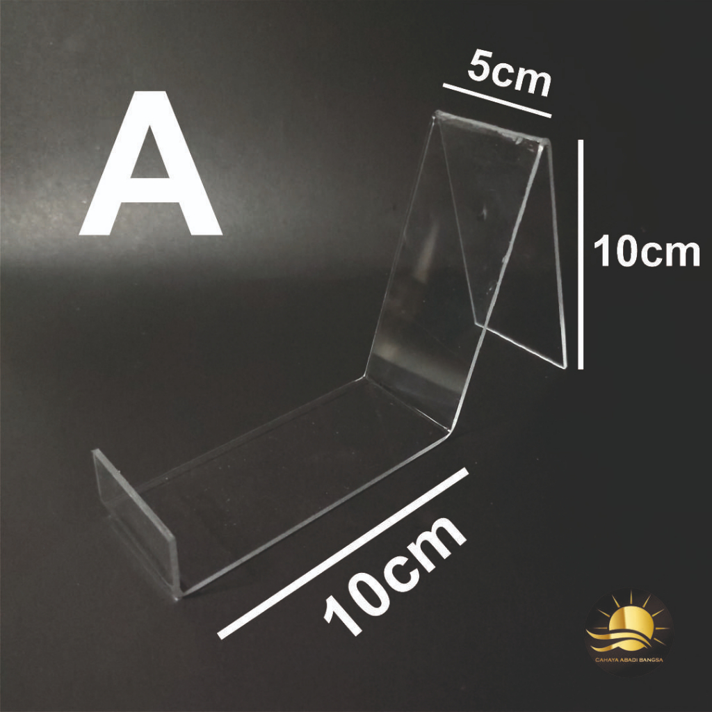 Jual TEMPAT DISPLAY / RAK SEPATU / SANDAL AKRILIK 2MM | Shopee Indonesia