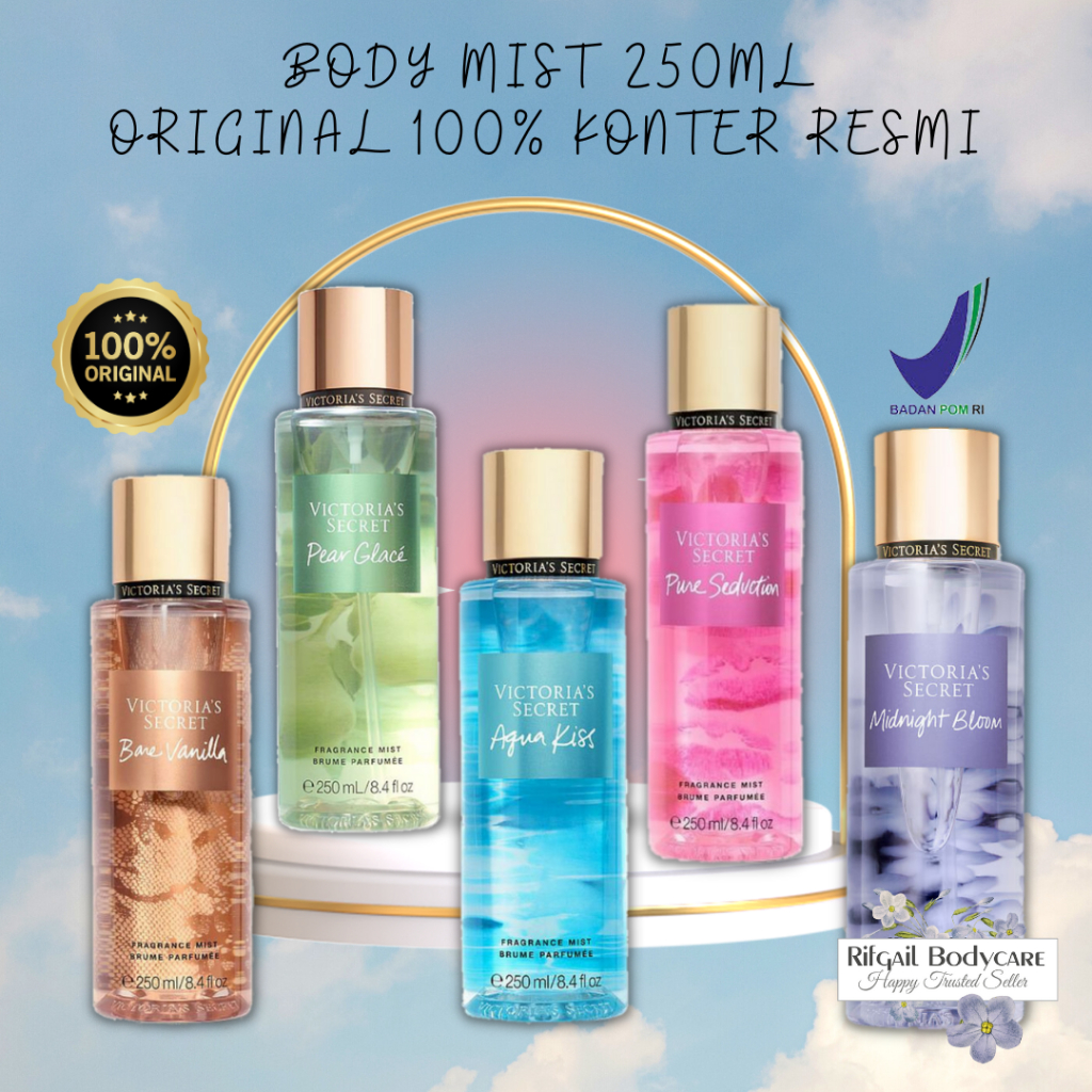 Victoria's Secret BODY MIST 250ml bare vanilla, Coconut passion, Velvet  petals, pure Seduction