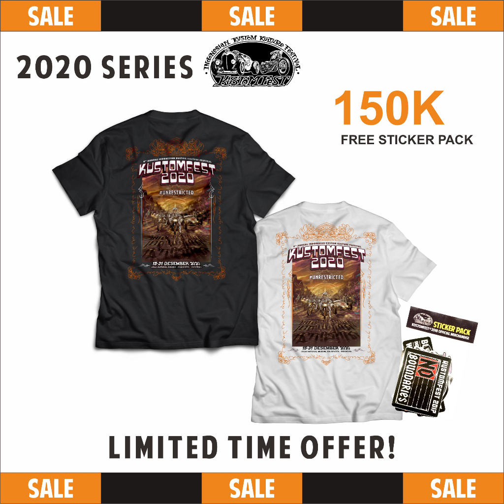 Jual OFFICIAL MERCHANDISE KUSTOMFEST SERIES 2020 | Shopee Indonesia