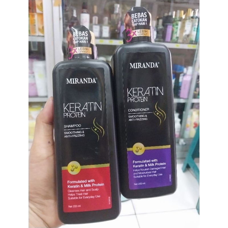 Jual Miranda keratin protein Shampoo & Conditioner Shopee Indonesia