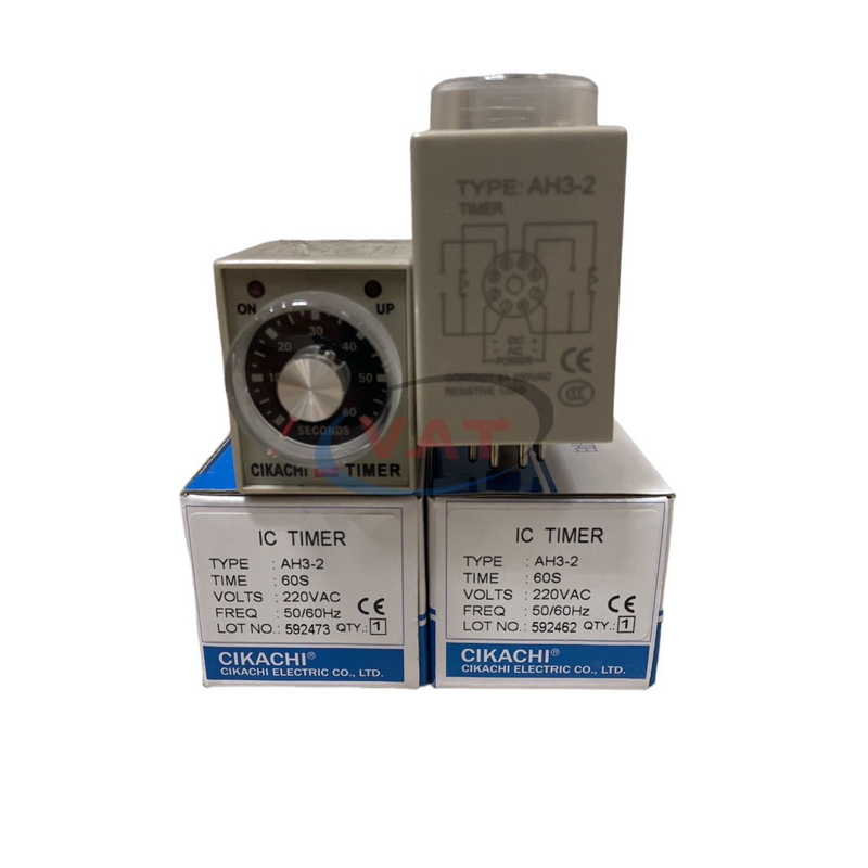 Jual CKC/CIKACHI TIMER AH3-2(6S,10s,30s,60s,60M) | Shopee Indonesia