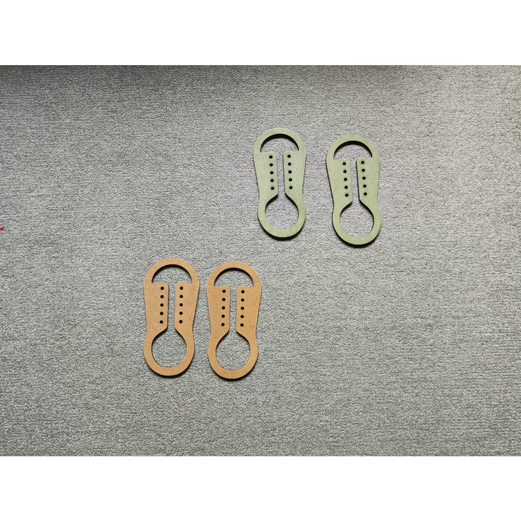 Jual Wooden Threading Shoes (2 Shape) Montessori Material | Shopee ...
