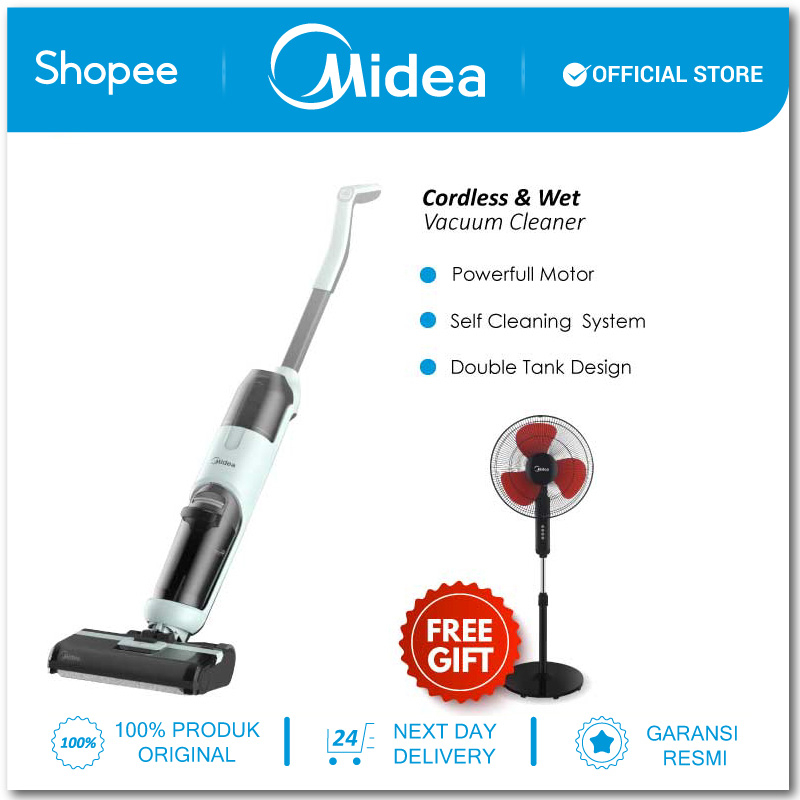 Jual Midea Cordless Stick Vacuum Cleaner MWD X6 Shopee Indonesia